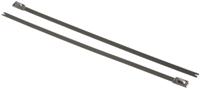 111-93089-mbt8s-ss316-ml HellermannTyton Cable Tie, Roller Ball, 201mm x 4.6 mm, Metallic 316 Stainless Steel, Pk-100