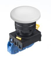 yw1b-a4e10w Idec YW Series Illuminated Push Button Complete Unit, Panel Mount, 22mm Cutout, SPST, IP65