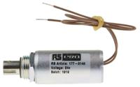 177-0146 RS PRO Linear Solenoid, 24 V dc
