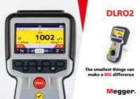 1012-280 Megger DLRO2 Handheld Ohmmeter, 2000 Ω Max, 100mΩ Resolution, Low Resistance