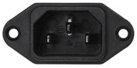 fn9222-6-06 Schaffner 6A, 250 V ac Male Panel Mount IEC Filter FN9222-6-06, Faston None Fuse