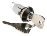 wrl-5-e-s-2-b Lorlin IP67 Key Switch, SPDT, 3 A@ 50 V dc, 5 A@ 115 V ac 2-Way Common-Key