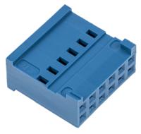 281839-6 TE Connectivity, AMPMODU HE13/HE14 Female Connector Housing, 2.54mm Pitch, 12 Way, 2 Row