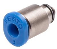 qsm-m3-3-i Festo QS Series Straight Threaded Adaptor, M3 Male to Push In 3 mm, Threaded-to-Tube Connection Style, 153312