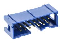 75869-102lf Amphenol ICC Quickie Series Straight Through Hole PCB Header, 14 Contact(s), 2.54 mm Pitch, 2 Row, Shrouded