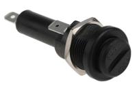 fx0415s Bulgin 13A Panel Mount Fuse Holder for 6.3 x 32mm Fuse, 1P, 250V ac