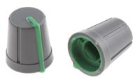 467-5995 RS PRO 13mm Grey Potentiometer Knob for 6mm Shaft D Shaped
