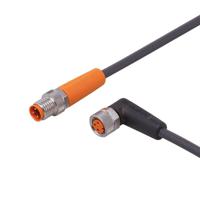 evc280 ifm electronic Male 1 way M8 to Female 1 way M8 Sensor Actuator Cable, 0.3 m