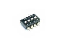 241-255 RS PRO 4 Way Surface Mount DIP & SIP Switch SPST