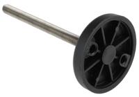 185-4506 RS PRO M12 Polyamide Adjustable Foot, 1300kg Static Load Capacity 30° Tilt Angle