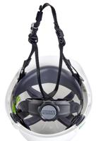 ga90047 MSA Safety Polyester Webbing Black, Grey Hard Hat Chin Strap, V - Gard Helmet