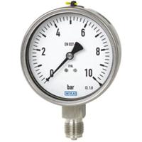 8502153 WIKA G 1/2 Analogue Pressure Gauge 4bar Bottom Entry 160mm Outside Diameter