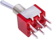 401-680 RS PRO Toggle Switch, PCB Mount, On-On, DPDT, Through Hole Terminal, 250V