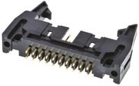 t816120a1s102ceu Amphenol Communications Solutions T816 Series Straight Through Hole PCB Header, 20 Contact(s), 2.54 mm Pitch, 2 Row,