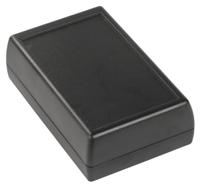 192-0761 RS PRO Black ABS Enclosure, IP54, IK06, 97.45 x 63.4 x 30.5mm