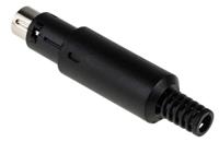 463-388 RS PRO 6 Pole Miniature Din Plug, 1A, 50 V ac/dc, Male, Cable Mount