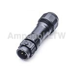 bb-04bmma-ql8spp Amphenol Industrial Circular Connector, 4 Contacts, Cable, Standard Connector, Plug, Male, IP68, X-LOK Series