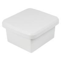 chd7340wh CAMDENBOSS 73 Series White ASA General Purpose Enclosure, IP68, White Lid, 155x145x80mm