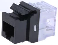 ksj-00033-bk Molex Premise Networks Cat6 RJ45 8 Port Jack, UTP Shielding