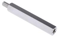 806-6651 RS PRO Standoff, M5 x M5 Thread, 50mm Body, Brass, Male/Female, 8mm Stud