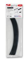 308-30151-his-3-bag-1505-po-x-bk HellermannTyton Heat Shrink Tubing, Black 1.5mm Sleeve Dia. x 200mm Length 3:1 Ratio, HIS-3 BAG Series