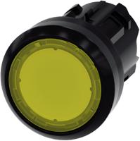 3su1001-0ab30-0aa0 Siemens SIRIUS ACT Series, Yellow Push Button Head, Momentary, 22mm Cutout