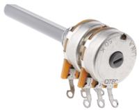 27esa503mmf50n TE Connectivity 27 50kΩ Rotary Potentiometer 2-Gang Panel Mount, 27ESA503MMF50N