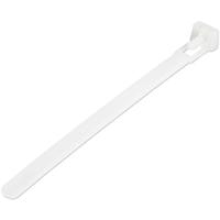 cbmztrb5 StarTech.com Cable Tie, Reuseable, 125mm x 8 mm, White Nylon, Pk-100