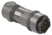 pxp601108pcr0709 Bulgin Circular Connector, 8 Contacts, Cable, Standard Connector, Plug, Male, IP66, IP68, IP69K, Buccaneer 6000 Series