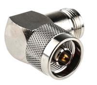 758-1610 RS PRO Right Angle 50Ω RF Adapter N Plug to N Socket 11GHz