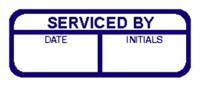 758-7942 RS PRO Adhesive Pre-Printed Label-Serviced By-. Quantity: 120