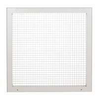 432-687 RS PRO White Aluminium Grille, Eggcrate Slat, 487 x 487mm