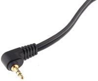 103331700 Van Damme Male 3.5mm Stereo Jack to Male 3 Pin XLR x 2  Cable, Black, 3m