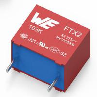 890334027030cs Wurth Elektronik WCAP-FTXX Film Capacitor, 310V ac, ±10%, 4.7μF, Through Hole