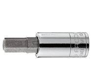 rt3 Facom 1/4 in Drive Bit Socket, Hex Bit, 3mm, 37 mm Overall Length
