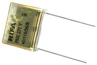 pme271yd6100mr30 KEMET PME271 Paper Capacitor, 250V ac, ±20%, 100nF, Through Hole