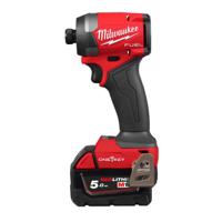 4933492805 Milwaukee  - Cordless 18V Impact Driver with 2 x 5Ah Batteries Includes Charger Cordless