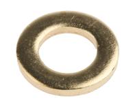 483-2621 RS PRO Brass Plain Form A Washers, M6, DIN 125A