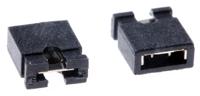 60900213421 Wurth Elektronik Jumper Female Straight Black Open Top 2 Way 1 Row 2.54mm Pitch