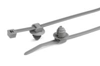 156-00235 HellermannTyton Cable Tie, 202mm x 4.6 mm, Grey Polyamide 4.6, Pk-1000