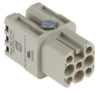 09360082732 HARTING Heavy Duty Power Connector Insert, 10A, Female, Han D Series, 8 Contacts