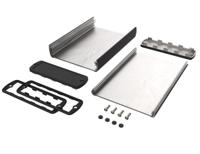 84106150hmt1-abph-1000-0150 Bopla Alubos (Set) Series Black Aluminium General Purpose Enclosure, IP65, Black Lid, 106 x 32 x 150mm