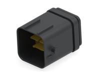 2366509-1 TE Connectivity, 2366509 Connector Housing Receptacle Black Cable Mount 48 Way, Cable Termination
