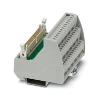 2315078 Phoenix Contact VIP-3/SC/FLK40 Series 40-Contact Male Interface Module, Flat Ribbon Cable Connector, DIN Rail Mount, 1A