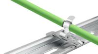 sfskl-6-8 Icotek Silver Spring Steel Clip, 8mm Max. Bundle
