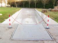 204-1767 RS PRO Red & White Steel Barrier Post