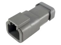 dtp04-2p-e003 Deutsch, DTP Automotive Connector Socket Grey 2 Way DTP04-2P-E003