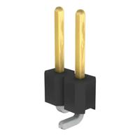 878980204 Molex C-Grid Series Vertical Surface Pin Header, 2 Contact(s), 2.54 mm Pitch, 1 Row, Unshrouded
