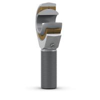 sakac-8-m SKF SAKAC M8 Steel Rod End, 8mm Bore, 56mm Long, Metric Thread Standard, Male Connection Gender