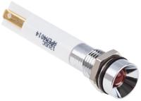 843-2436 RS PRO Orange Panel Mount Indicator, 21.6 → 26.4V dc, 6mm Mounting Hole Size, IP67